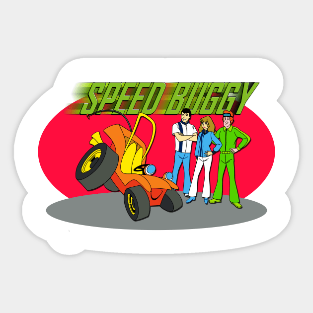 Speedy Buggy Sticker by BigOrangeShirtShop